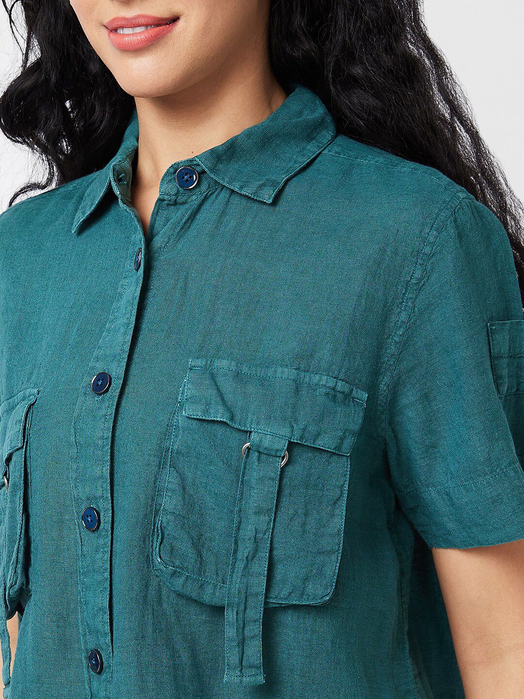 SPYKAR Boxy Opaque Cotton Casual Shirt