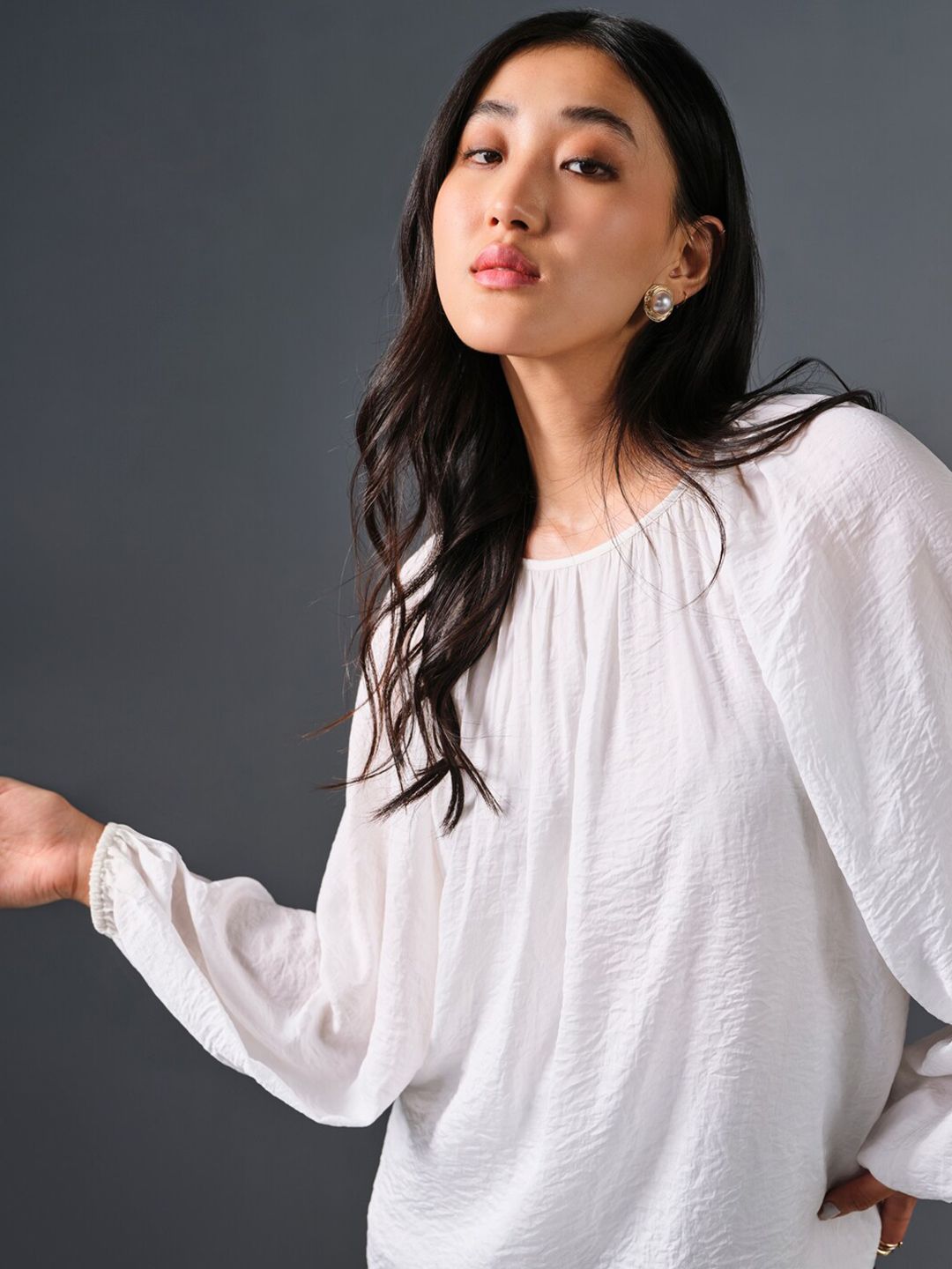 AND Flared Sleeve Top