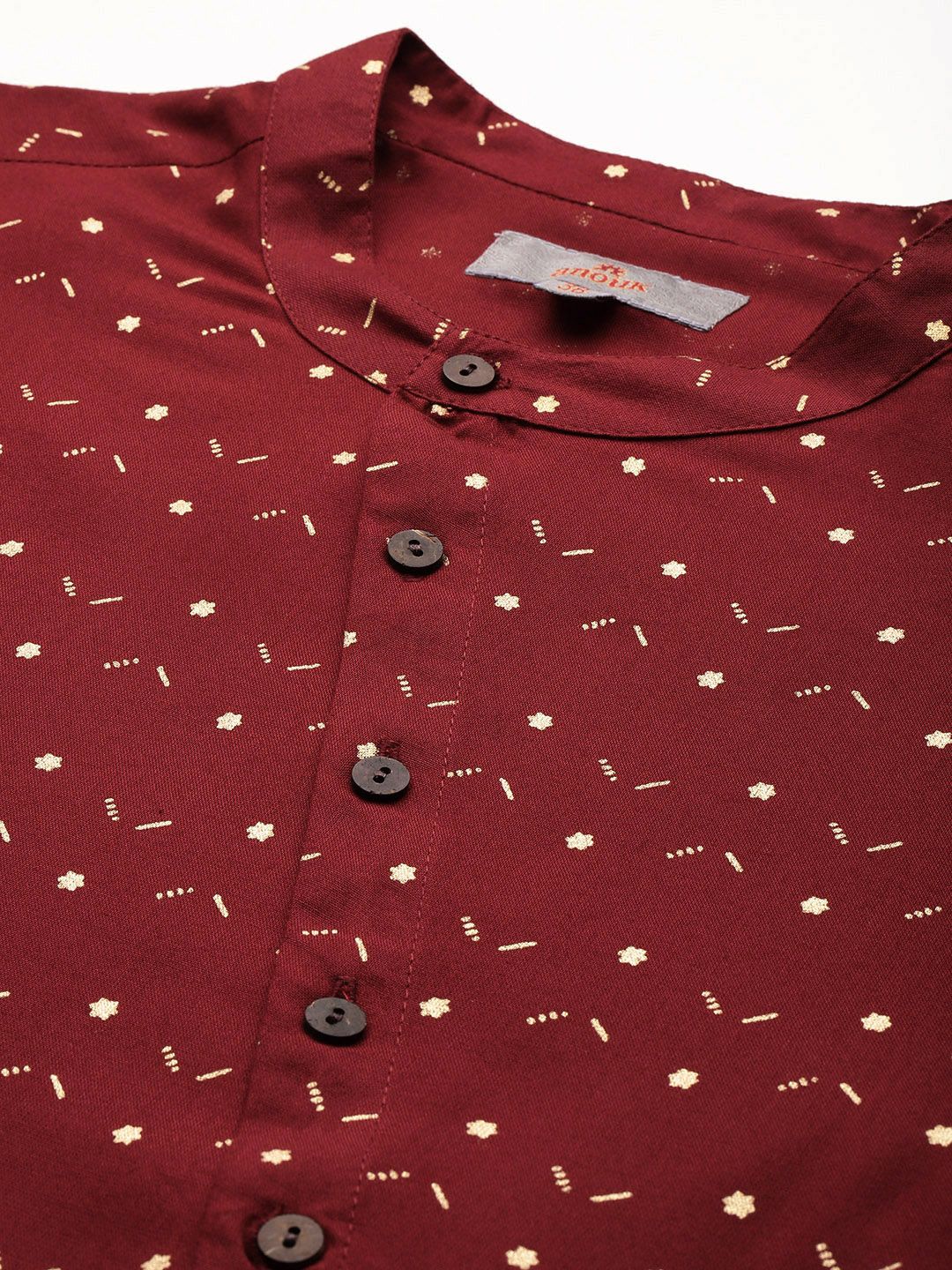 Anouk Tyohaar Collection Ethnic Motifs Print Asymmetric Kurta