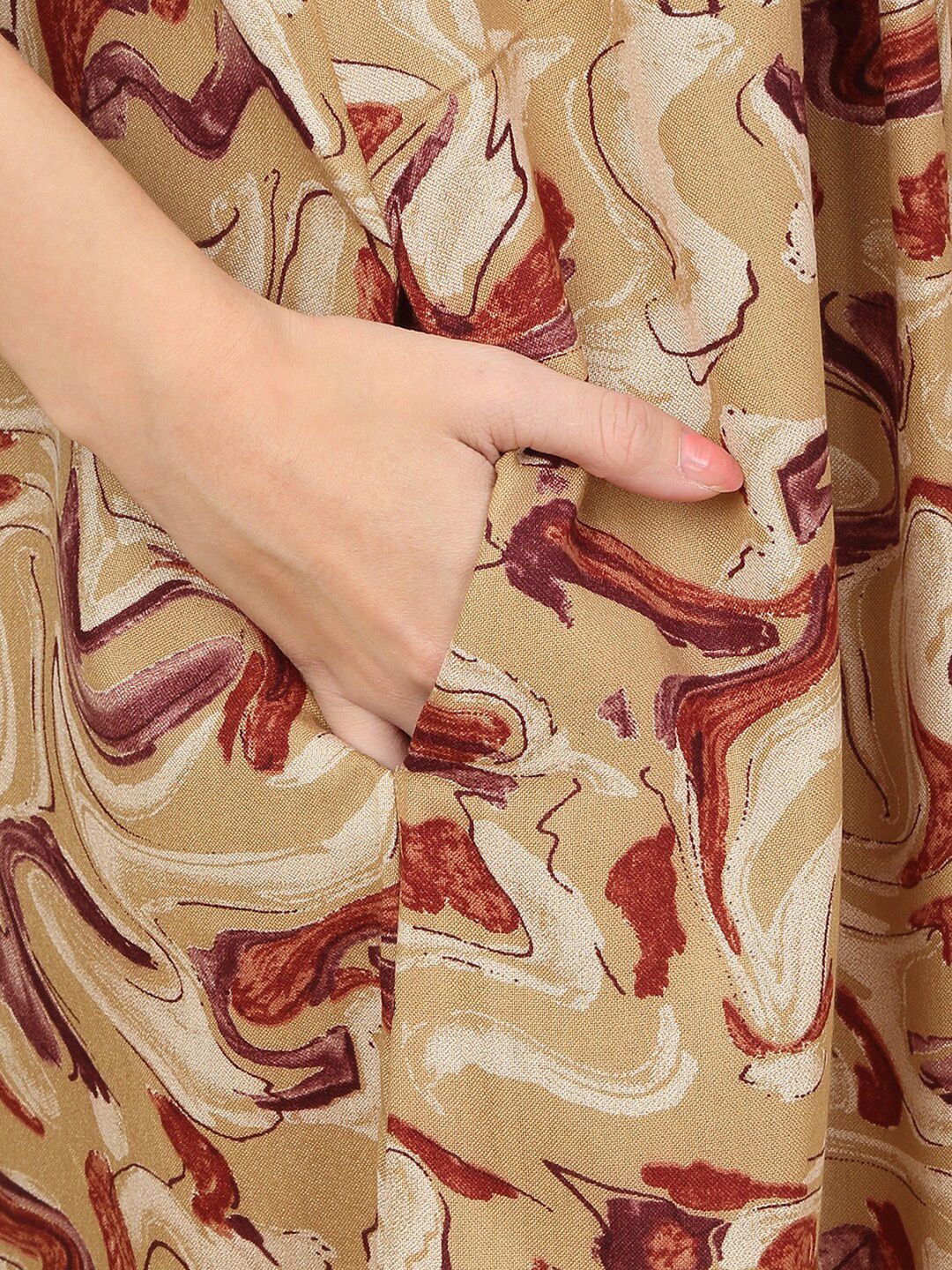 Sweet Dreams Printed pure cotton Maxi Nightdress