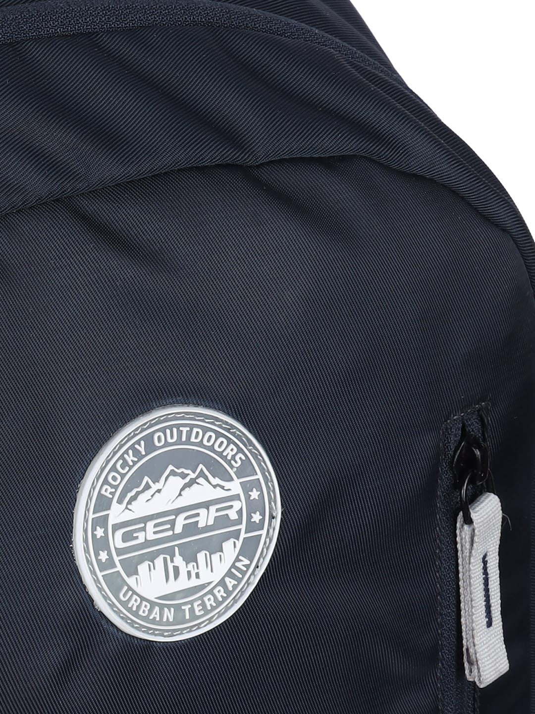 Gear Unisex Navy Blue Solid Backpack