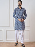 See Designs Shirt Collar Ethnic Motifs Printed Pathani Pure Cotton Kurta