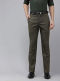 Park Avenue Men Textured Formal Trousers