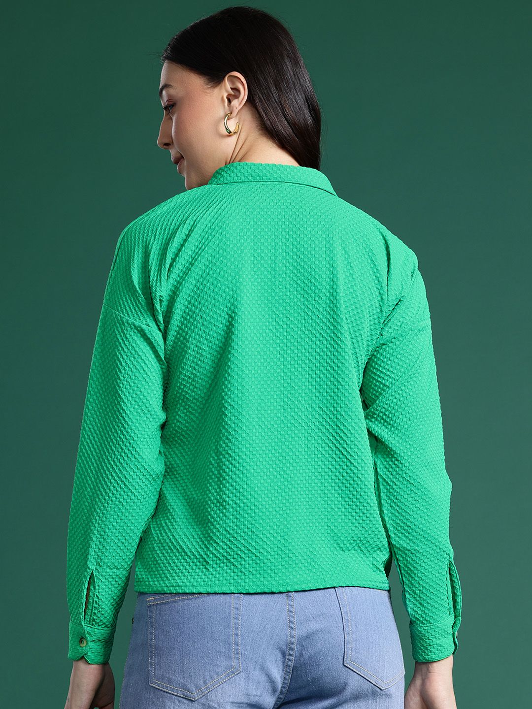 DressBerry Textured Casual Shirt