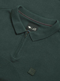 THE BEAR HOUSE Polo Collar Slim Fit Pure Cotton T-shirt