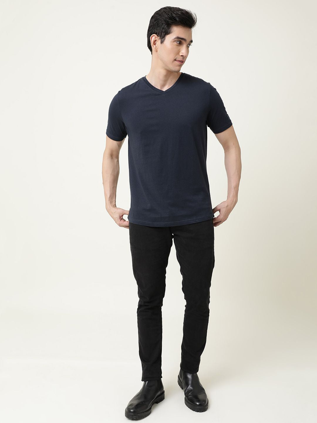 RARE RABBIT Men Entre Slim Fit T-Shirt