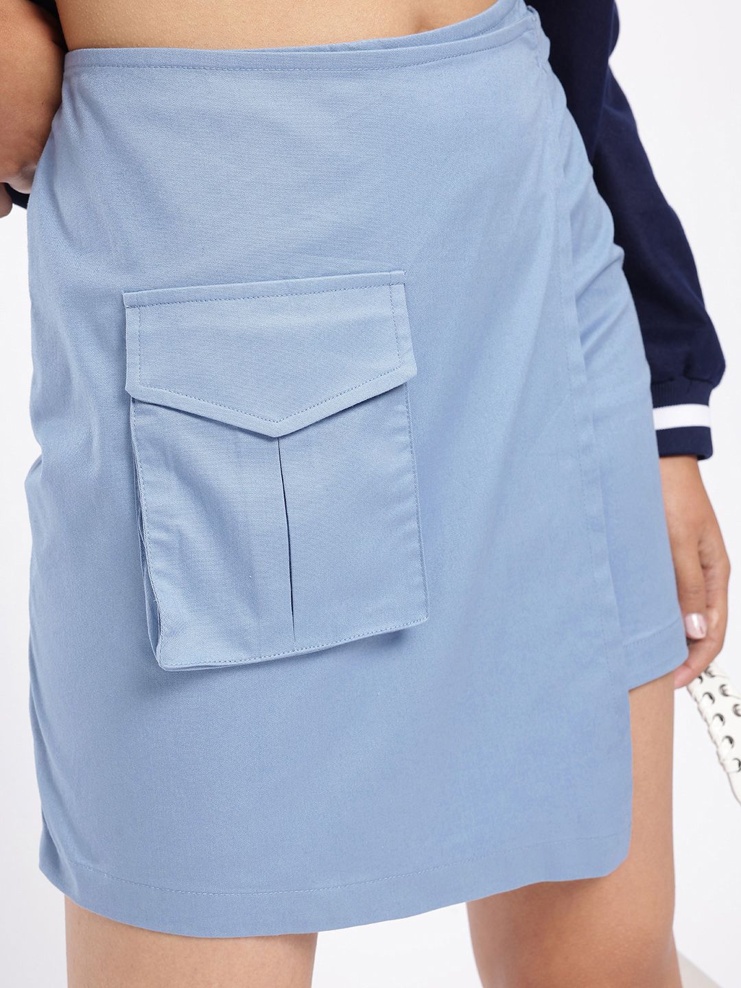 DressBerry Street Cool Mini Wrap Skirt