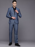 Raymond Party Blazer & Trouser With Woven Design Waistcoat