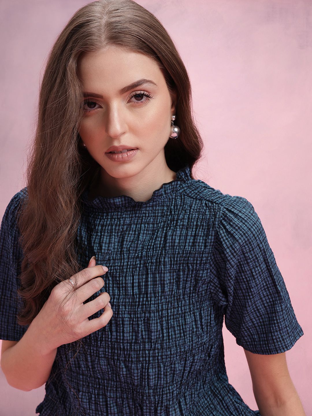 DressBerry Checked Top