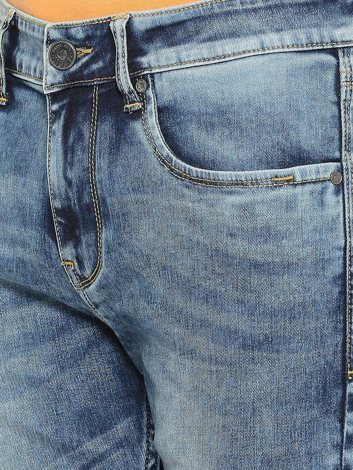 Being Human Men Low Distress Heavy Fade Skinny Fit Jeans