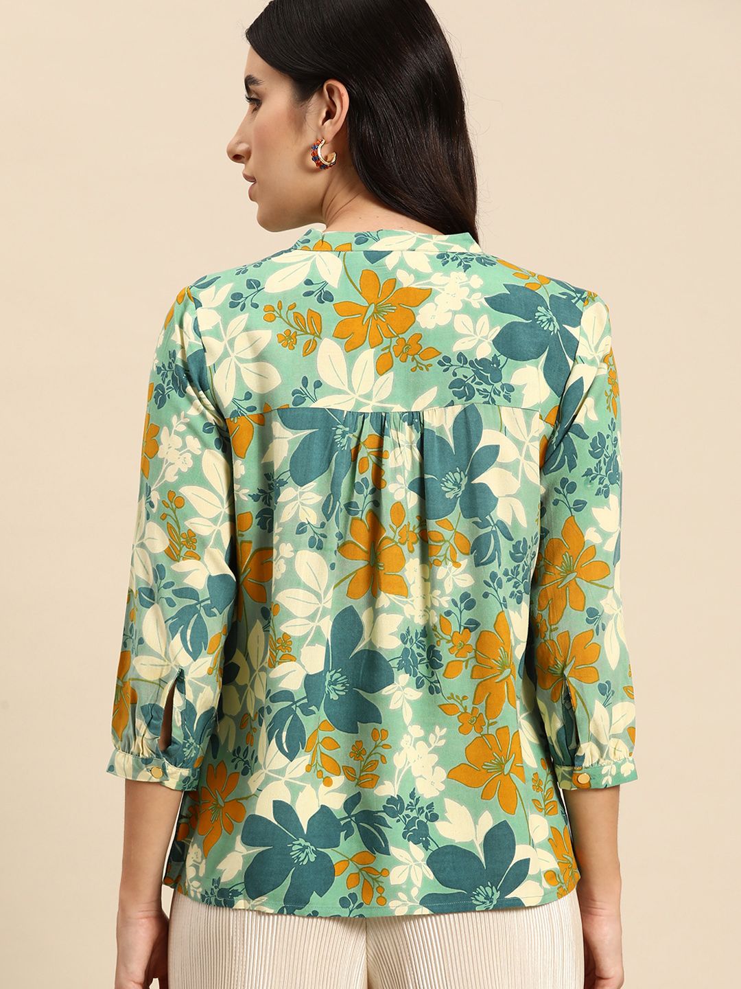 all about you Women Floral Opaque Printed Casual Shirt
