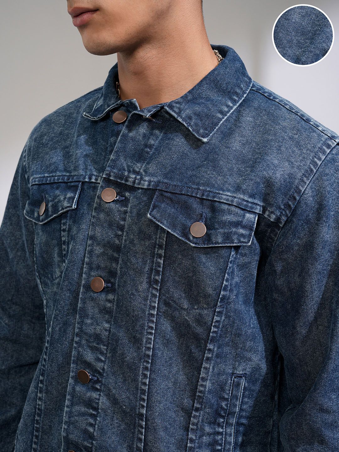 HIGHLANDER Men Denim Jacket