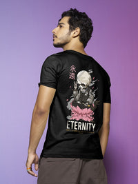 Bewakoof Black Eternity Graphic Printed T-shirt