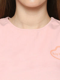 Being Human Floral Printed Round Neck Cotton Cropped T-shirt