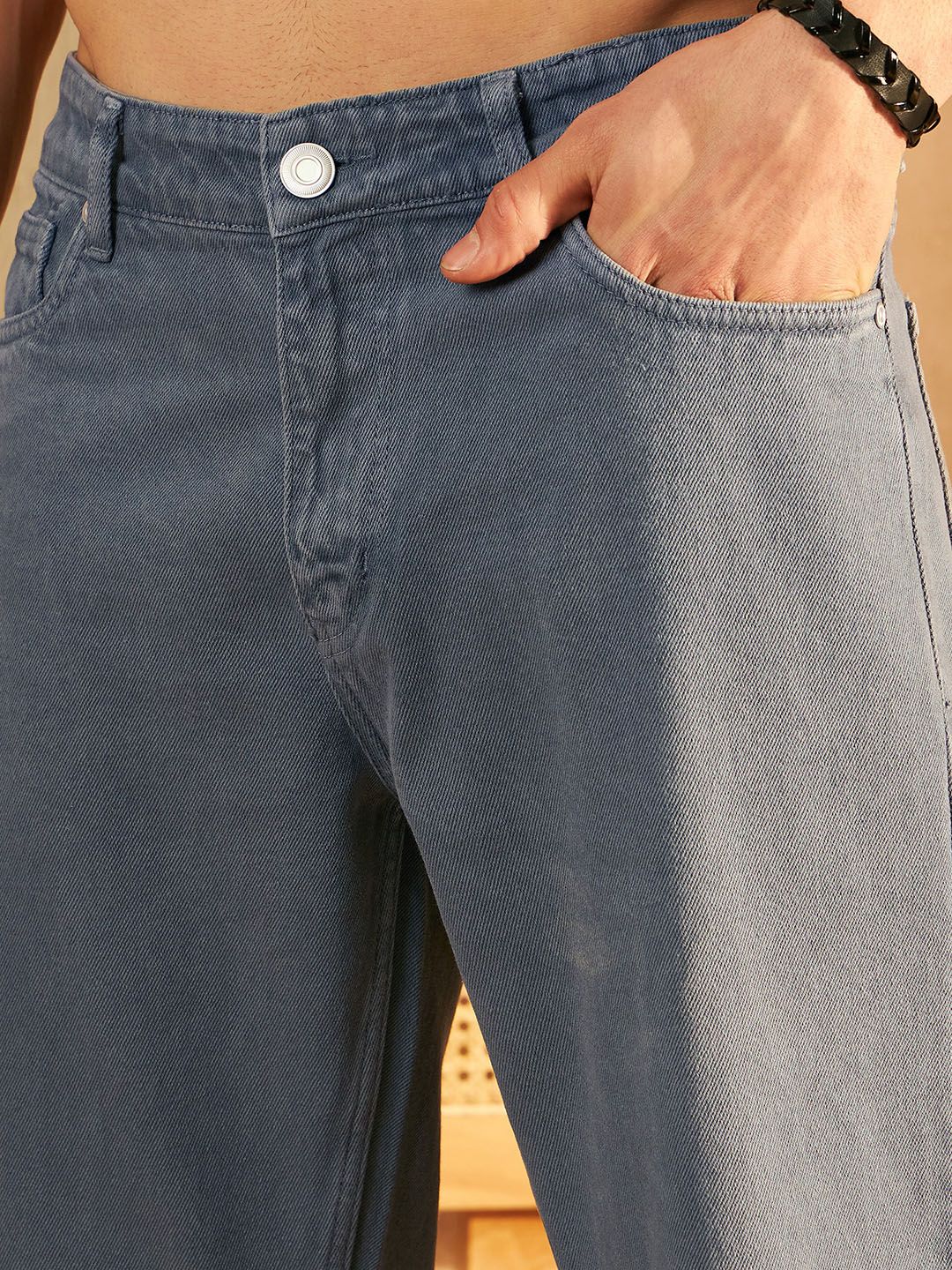 DENNISON Men Comfort Baggy Fit Non Stretchable Cotton Jeans