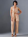 AND Striped Top With Trouser & Printed Jacket Co-Ords
