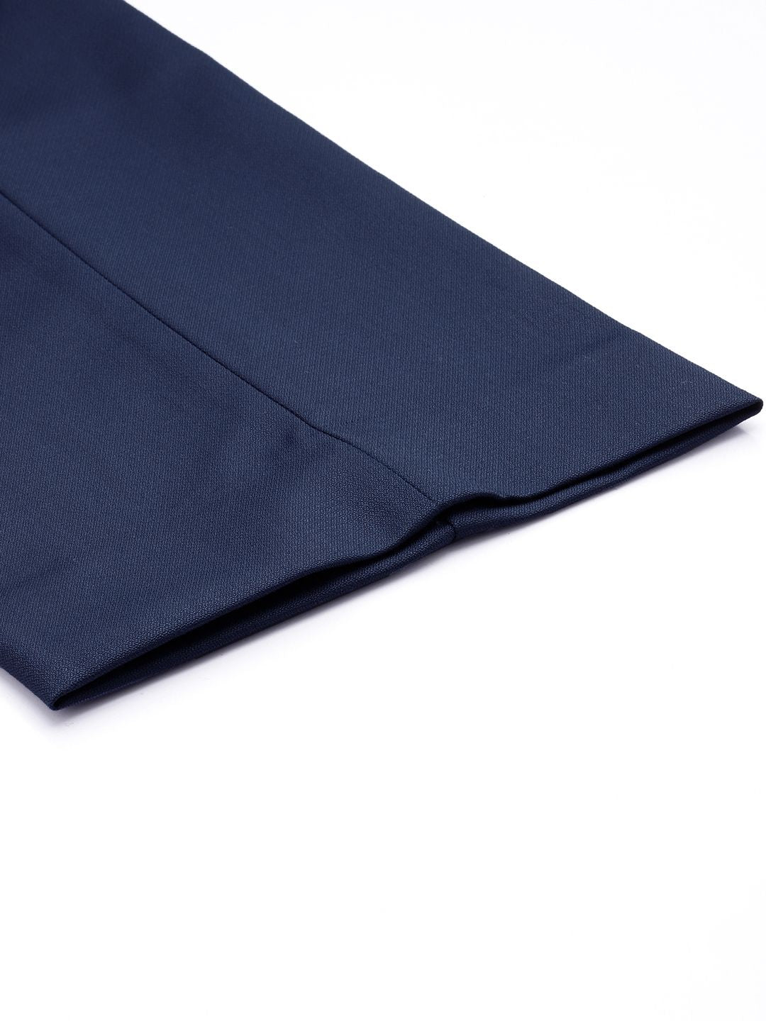 Park Avenue Men Self Design Mid-Rise Textured Formal Trouser