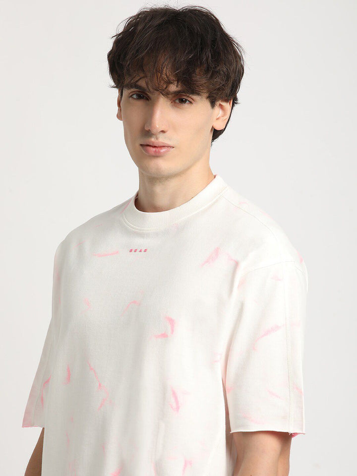 THE BEAR HOUSE Tie & Dye Pure Cotton Oversized T-shirt