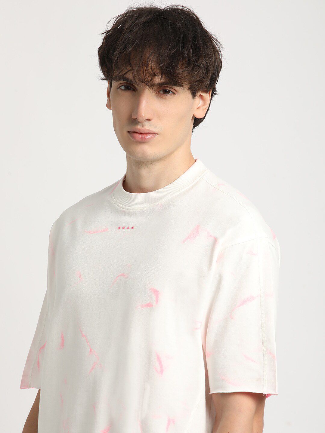 THE BEAR HOUSE Tie & Dye Pure Cotton Oversized T-shirt