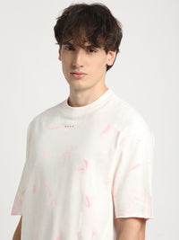 THE BEAR HOUSE Tie & Dye Pure Cotton Oversized T-shirt