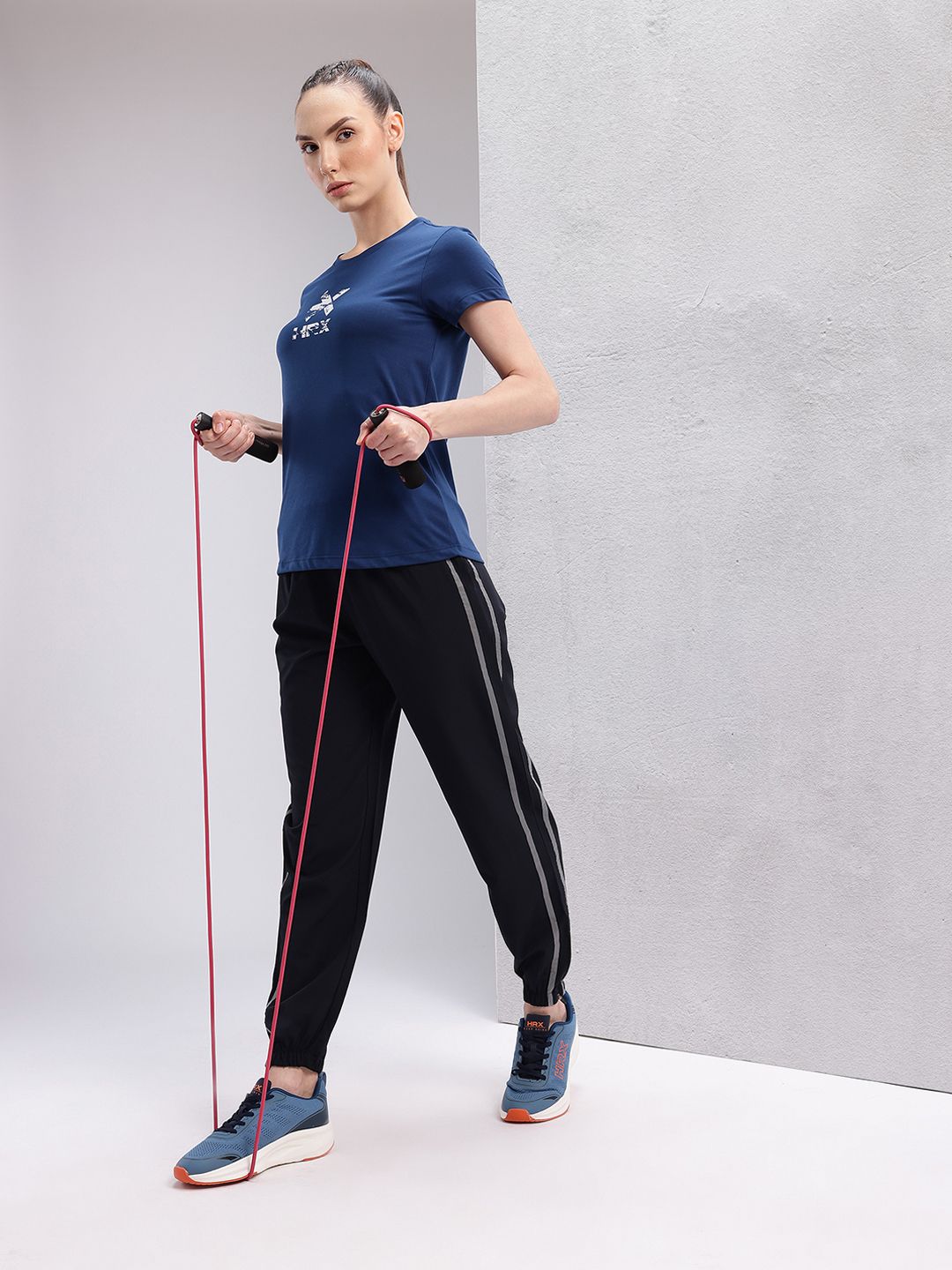 HRX by Hrithik Roshan Typography Print Training T-shirt