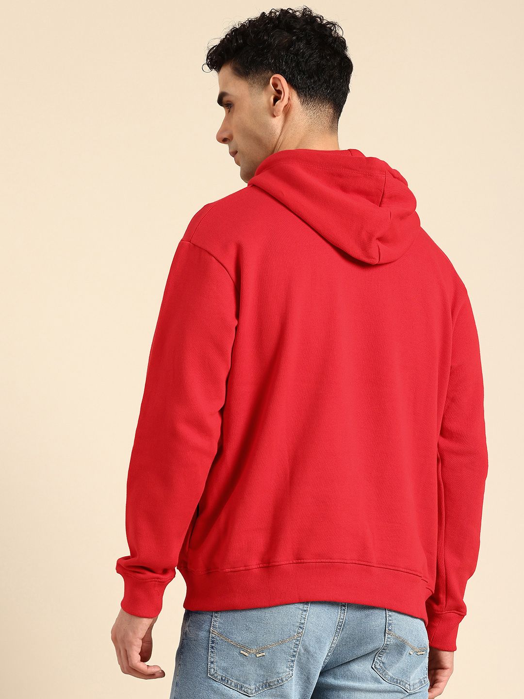 Being Human Pure Cotton Printed Hooded Sweatshirt