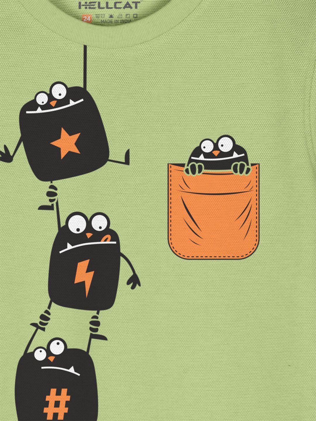 HELLCAT Boys Printed T-shirt with Shorts