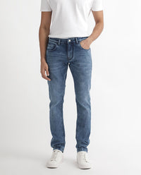RARE RABBIT Men Widz Slim Fit Mid-Rise Stretchable Jeans