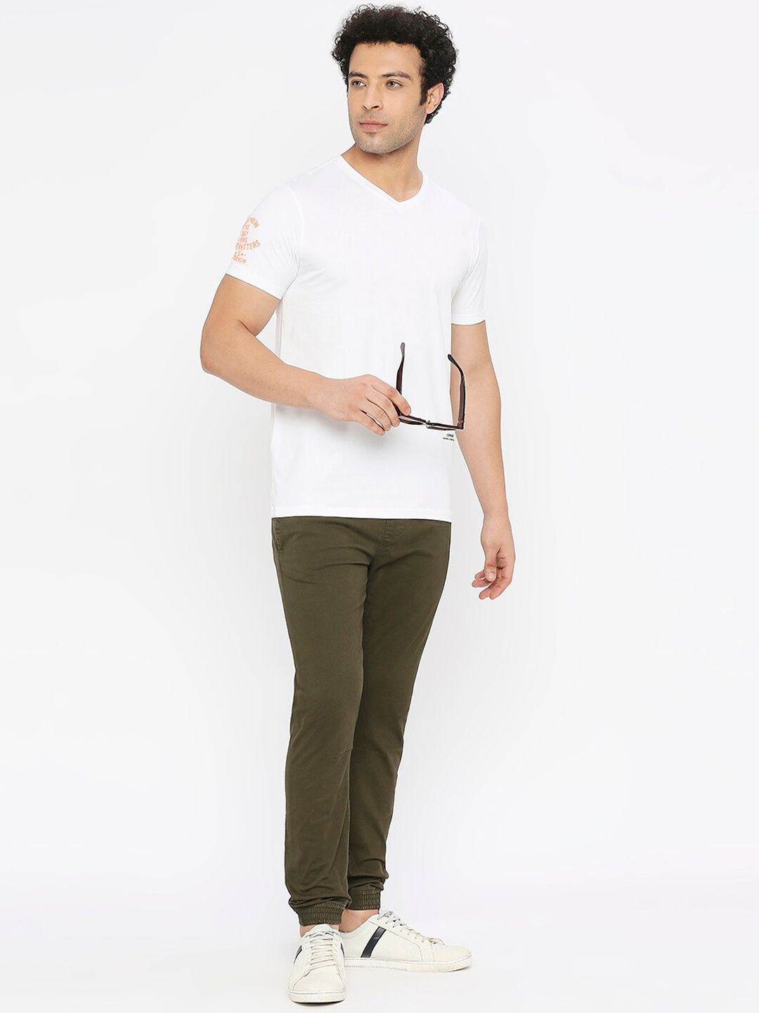 SPYKAR Men Mid Rise Slim Fit Joggers