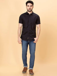 Being Human Spread Collar Slim Fit Cotton Casual Shirt