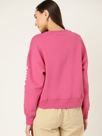 DressBerry Printed Drop-Shoulder Sweatshirt