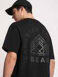 THE BEAR HOUSE Men Printed Loose Fit Cotton Pure Cotton T-Shirt