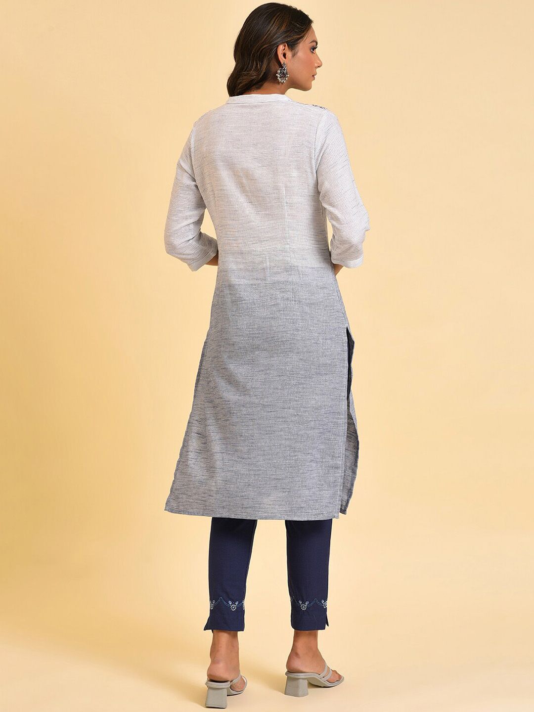 W Straight Cotton Kurta