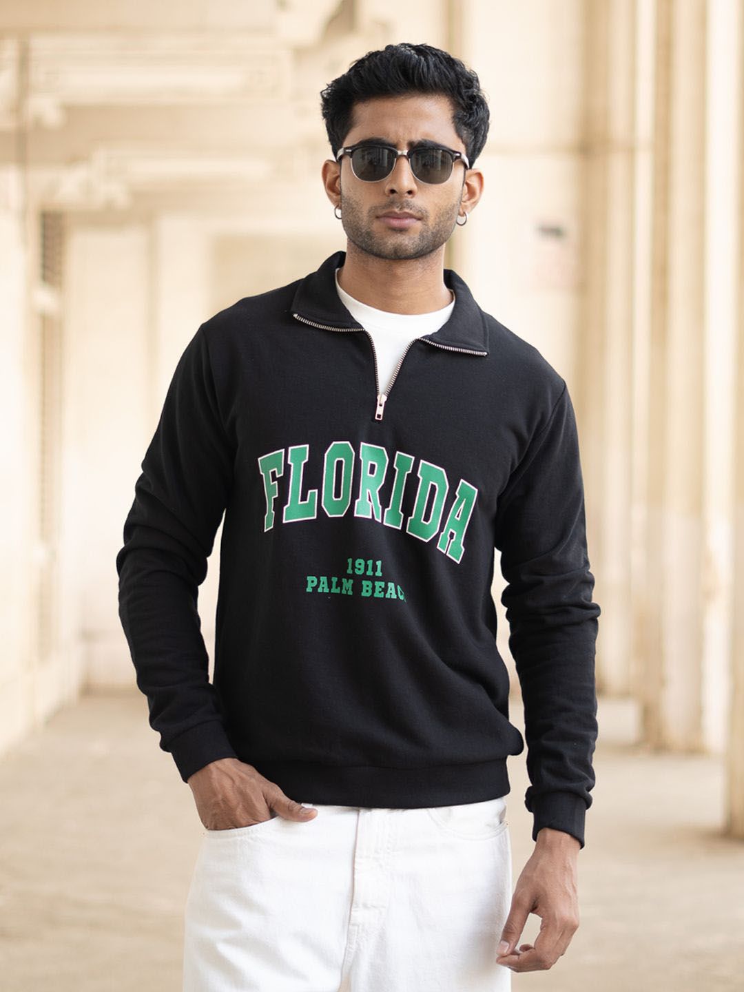 Powerlook Men Typography Printed Polo Collar T-shirt