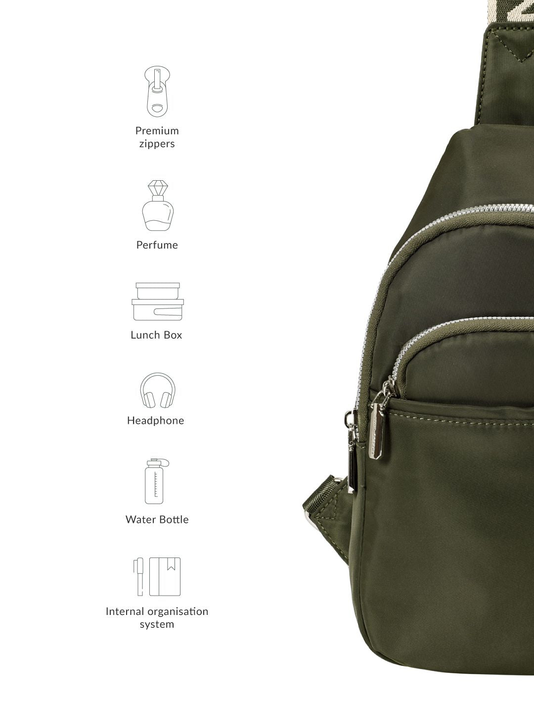 Lino Perros Unisex Crossbody Backpack