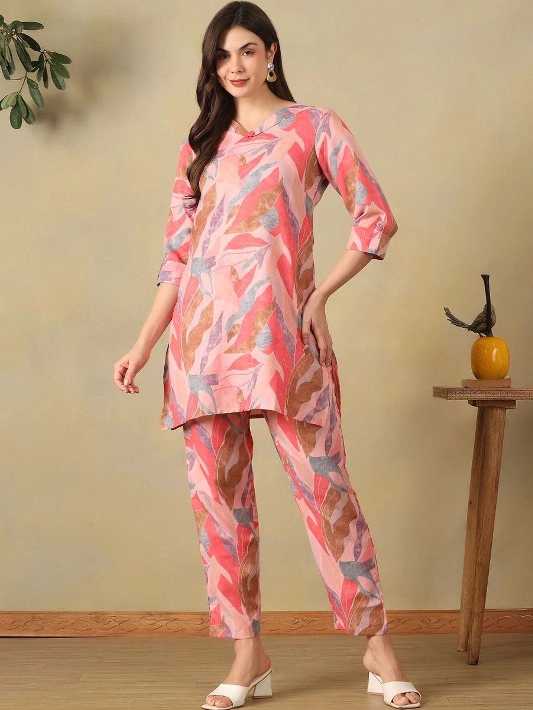 Twelve South Cotton Printed Tunic with Trousers