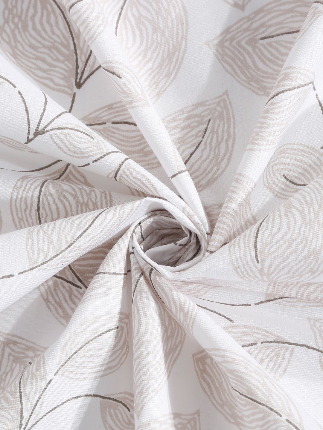 Myntra Elegant Homes White Floral 400 TC Bedsheet with 2 Pillow Covers