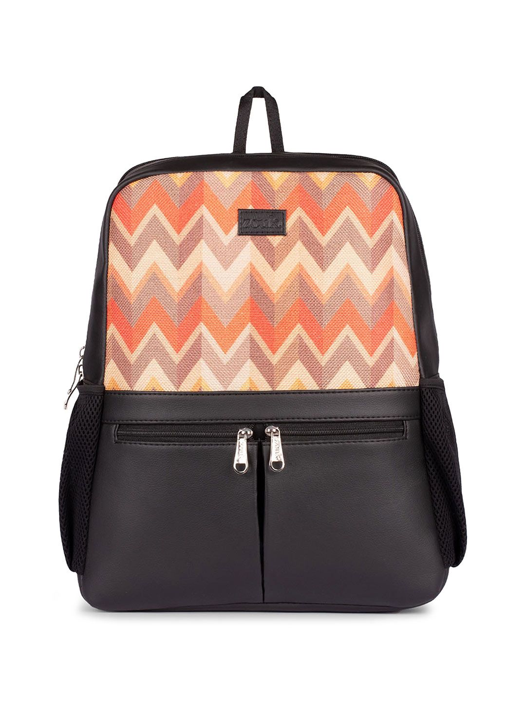 ZOUK Unisex Textured Synthetic Backpacks