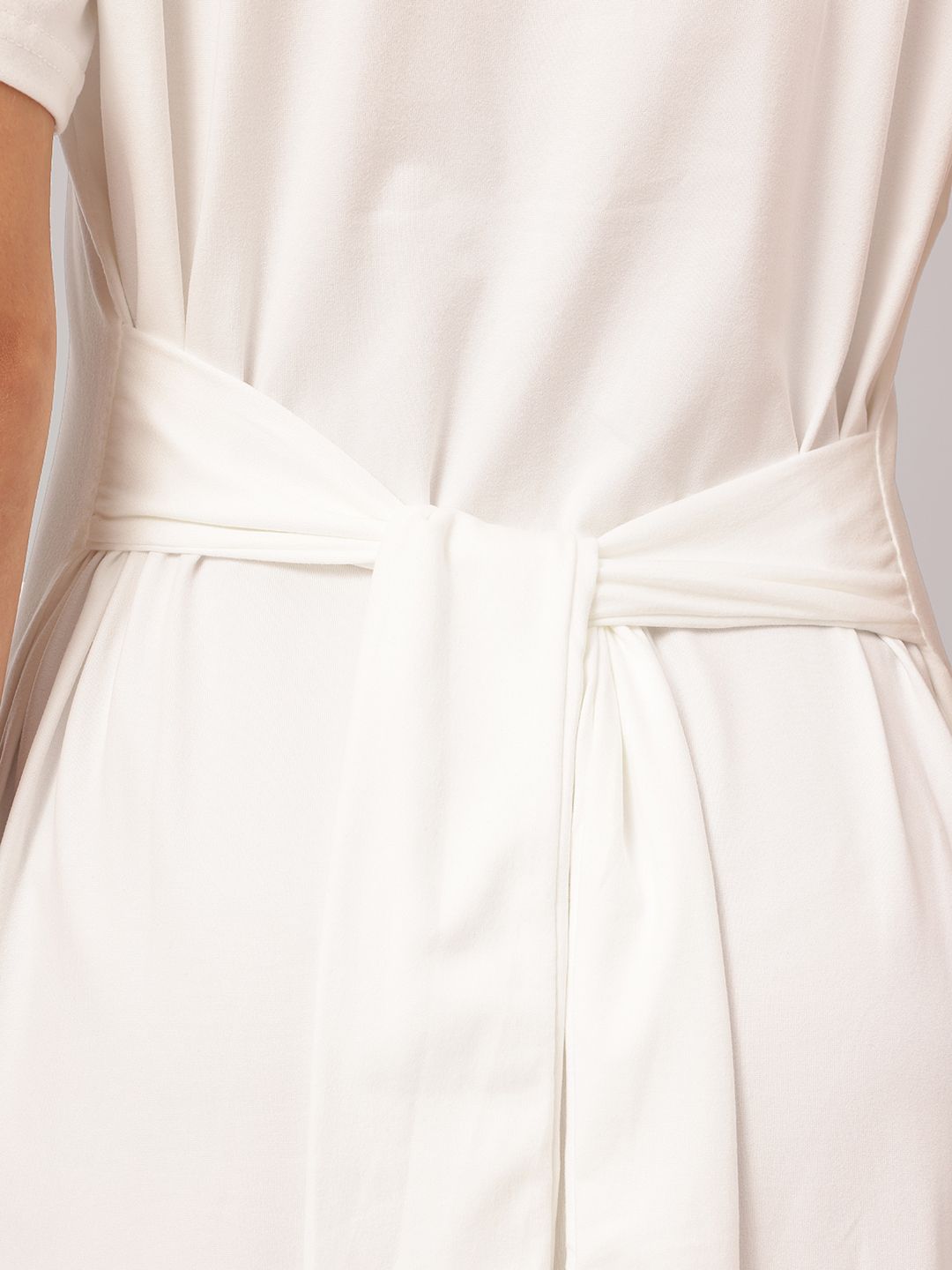 DressBerry T-shirt Mini Dress with Tie-Up