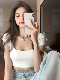 DressBerry Women V-Neck Pockets T-shirt