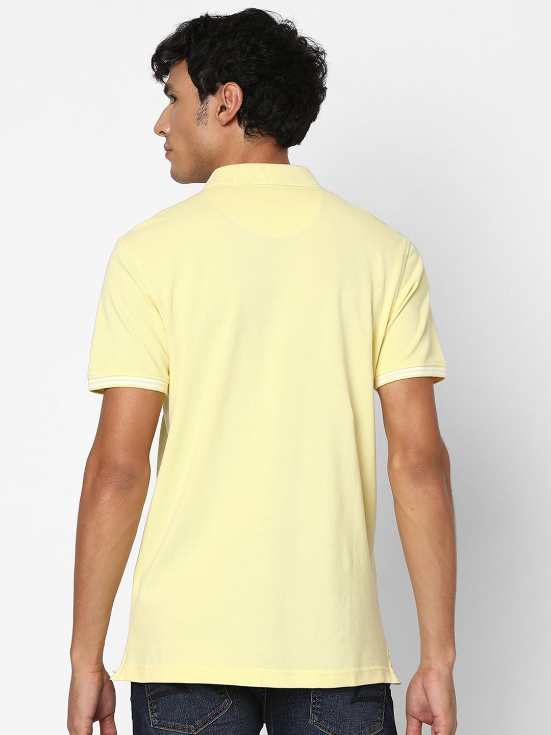 SPYKAR Regular Fit Polo Collar Short Sleeve Cotton T-shirt