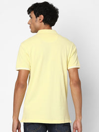 SPYKAR Regular Fit Polo Collar Short Sleeve Cotton T-shirt