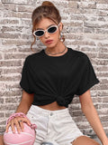 DressBerry Drop-Shoulder Sleeves T-shirt