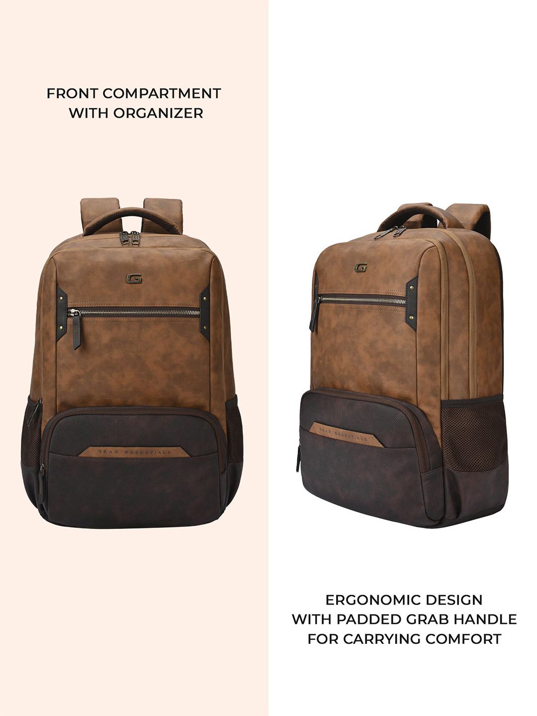 Gear Unisex Colourblocked Backpack