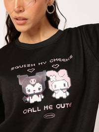 DressBerry Graphic Printed Sweatshirt