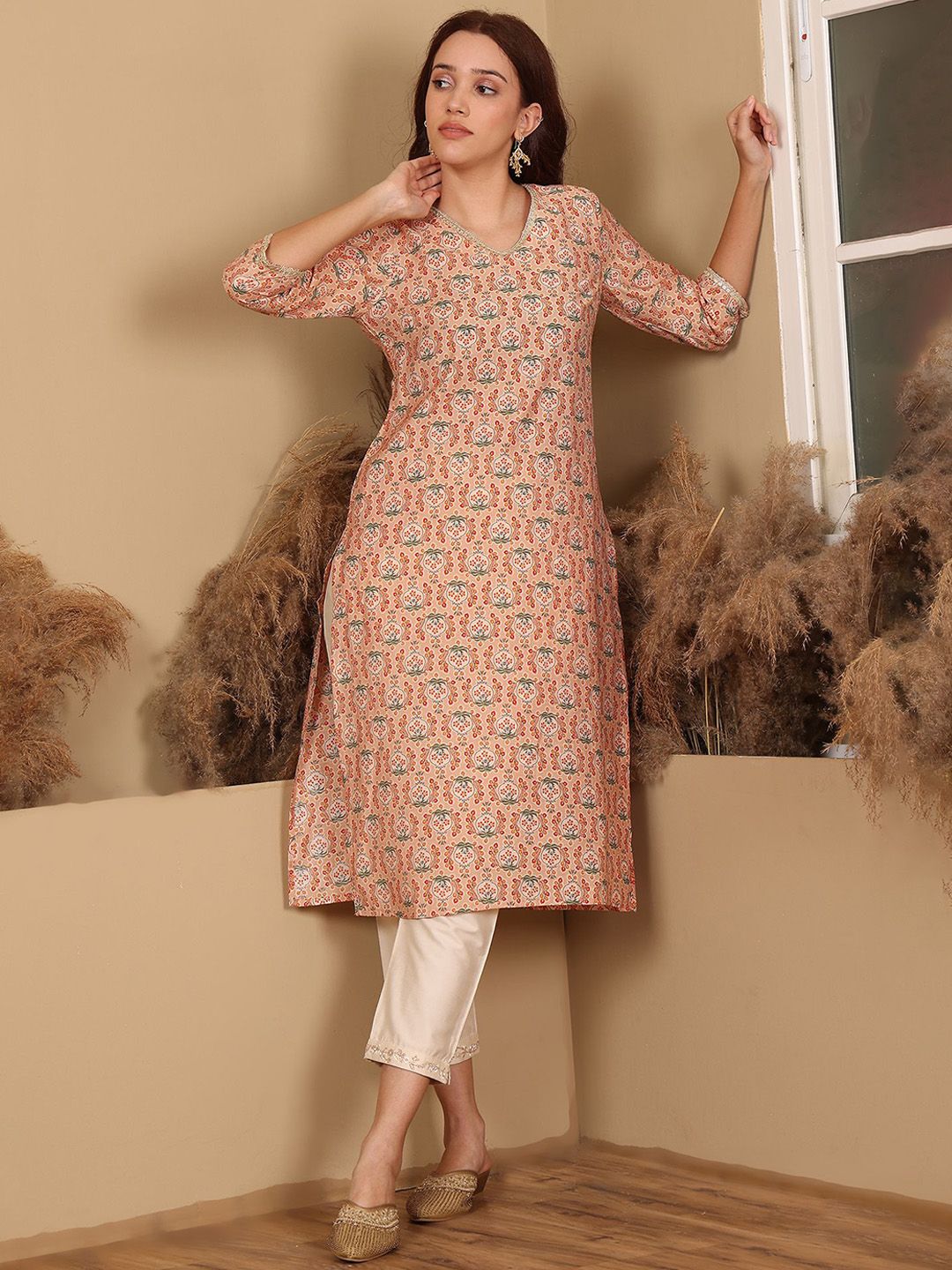 W Women Printed Kurta