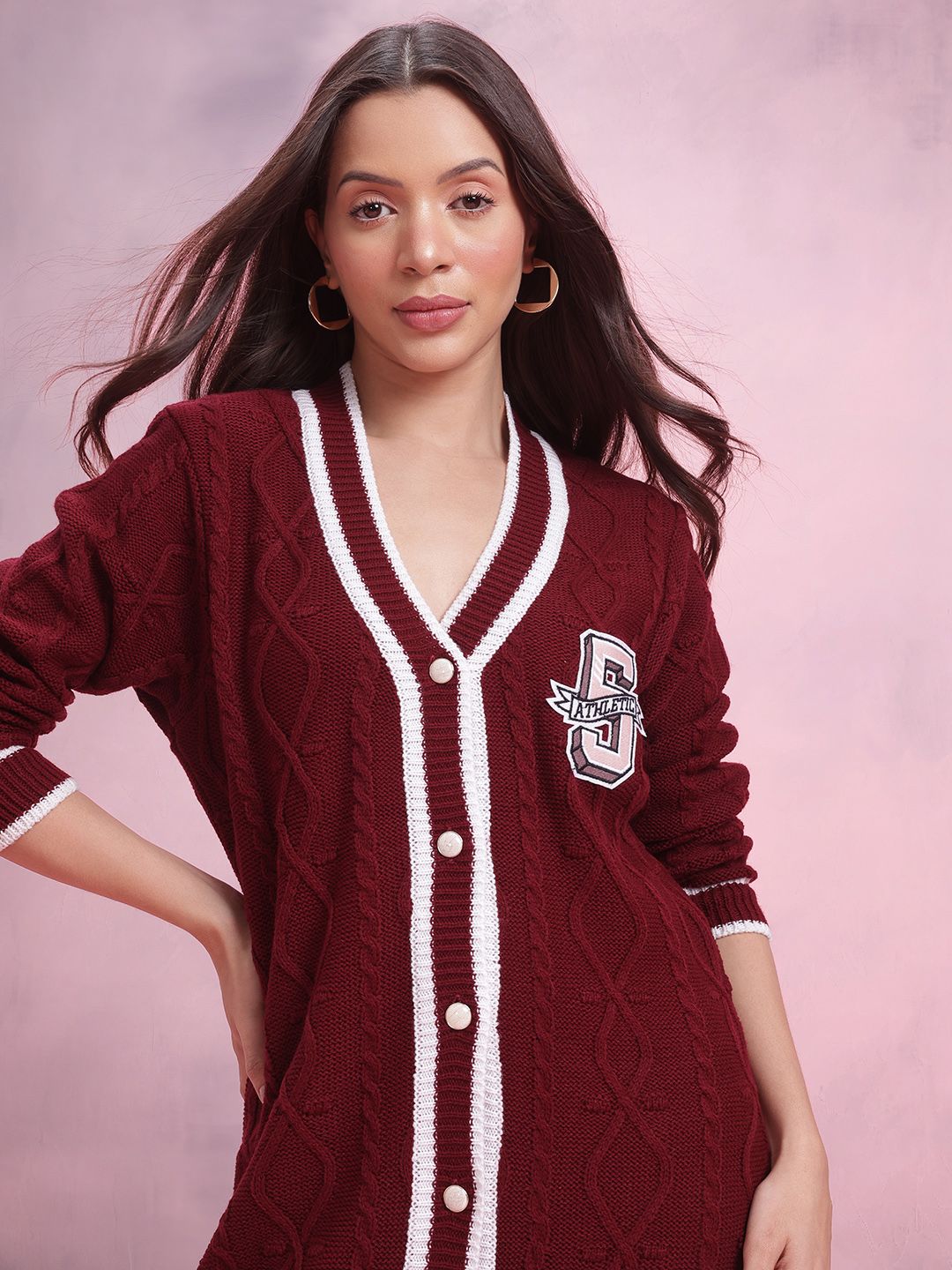 DressBerry Cable-Knit Dress