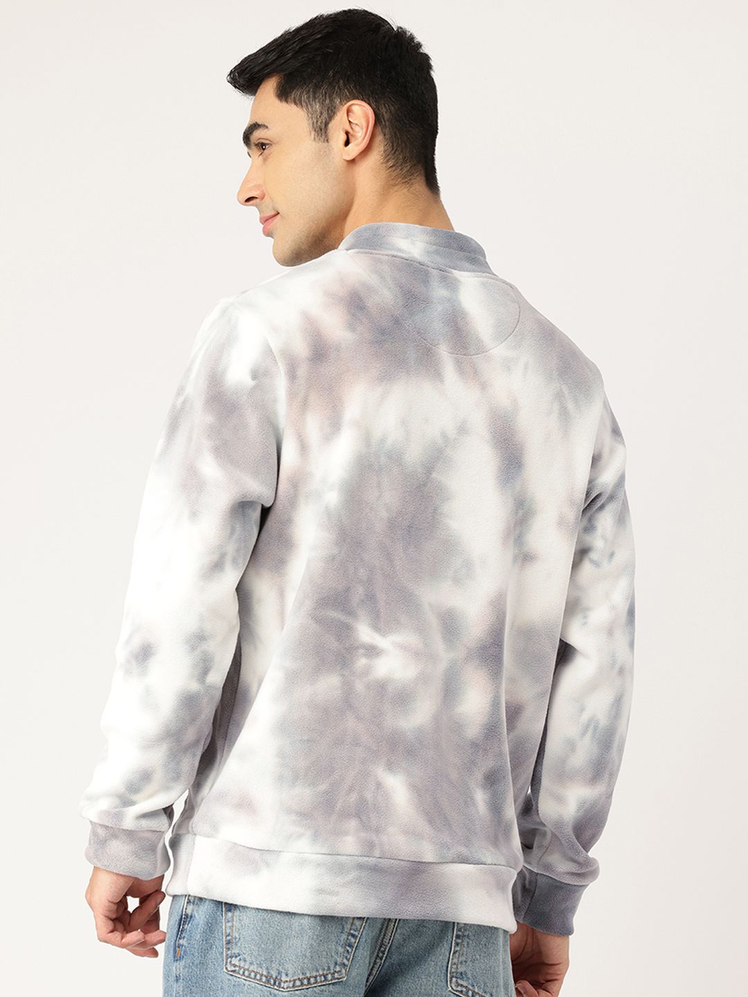 Monte Carlo Round Neck Printed Fleece Sweatshirt