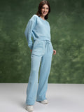 Tokyo Talkies Long Sleeves Relaxed Sweatshirt with Trouser