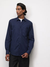 ether Pure Cotton Longline Casual Shirt